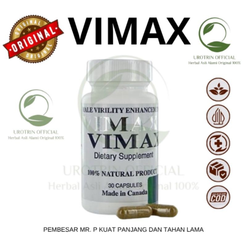 Vimax Original Asli 100% Herbal Resmi BPOM