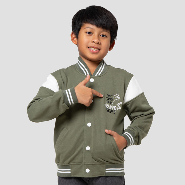 Little M Bomber Rawr Some Jaket Anak Laki-laki 123381127