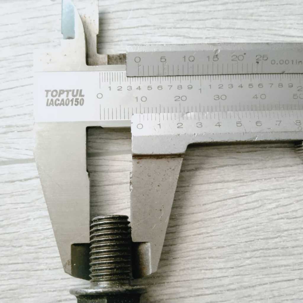 BAUT TOPI BAUT  KUNCI 14 FLANGE 10X16 WARNA HITAM