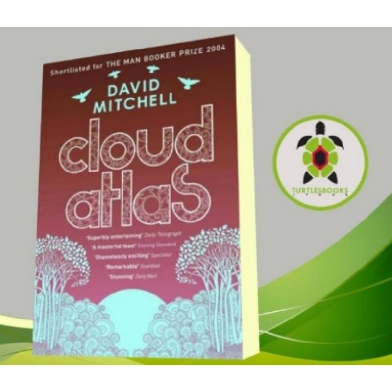 Buku Cloud Atlas David Mitchell (buku fisik)