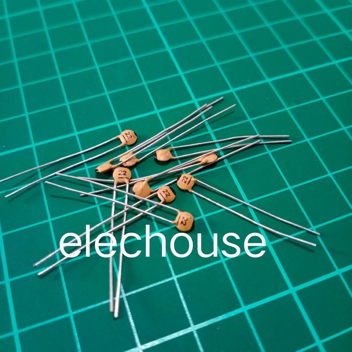 kapasitor 22pf hitam capacitor npo murata tdk kck japan radio SCelectro