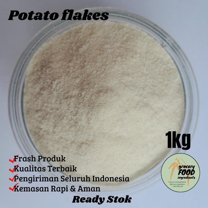 Potato Flakes - 1kg / Mashed Potato Flakes / Tepung Kentang