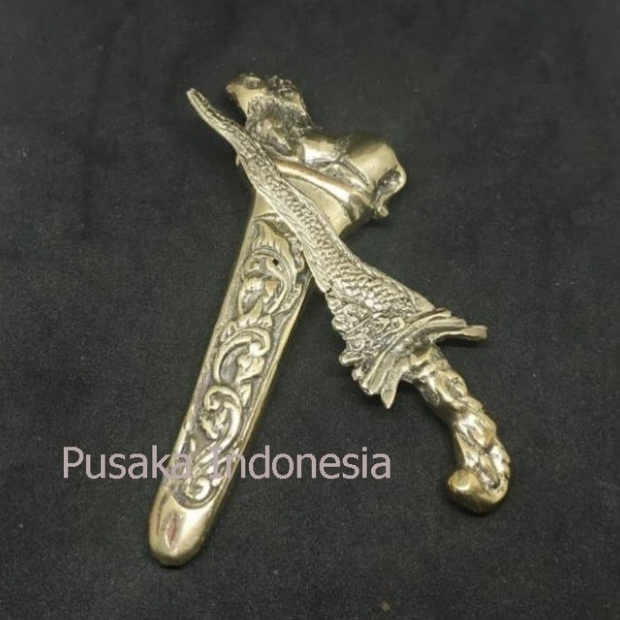Keris Mini Naga Raja Nogo Rojo Kuningan Antik Murah Dijamin Paling Murah Seindonesia PI766
