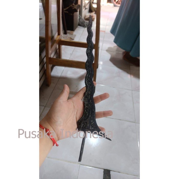 keris sengkelat pamor uler lulut KJM 1122
