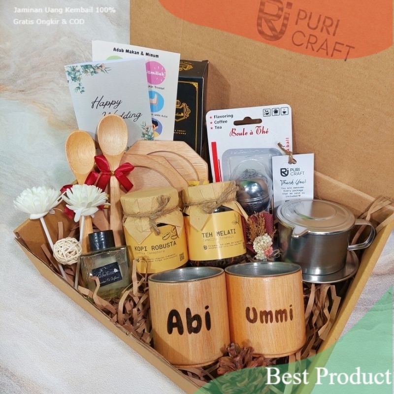 TANEAN STAINLESS Series / FREE UKIR / Hampers Pernikahan / Hampers Wedding / Kado Pernikahan / Weddi