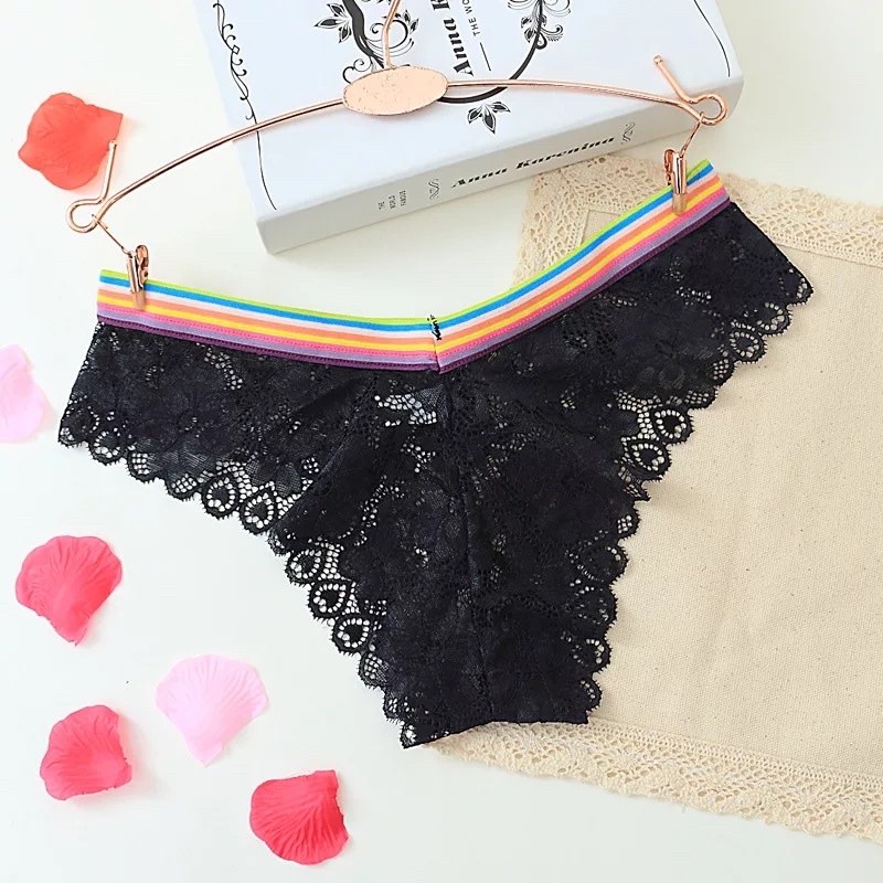Doolace celana dalam wanita lace sexy brukat bunga transparent  Lolita C21