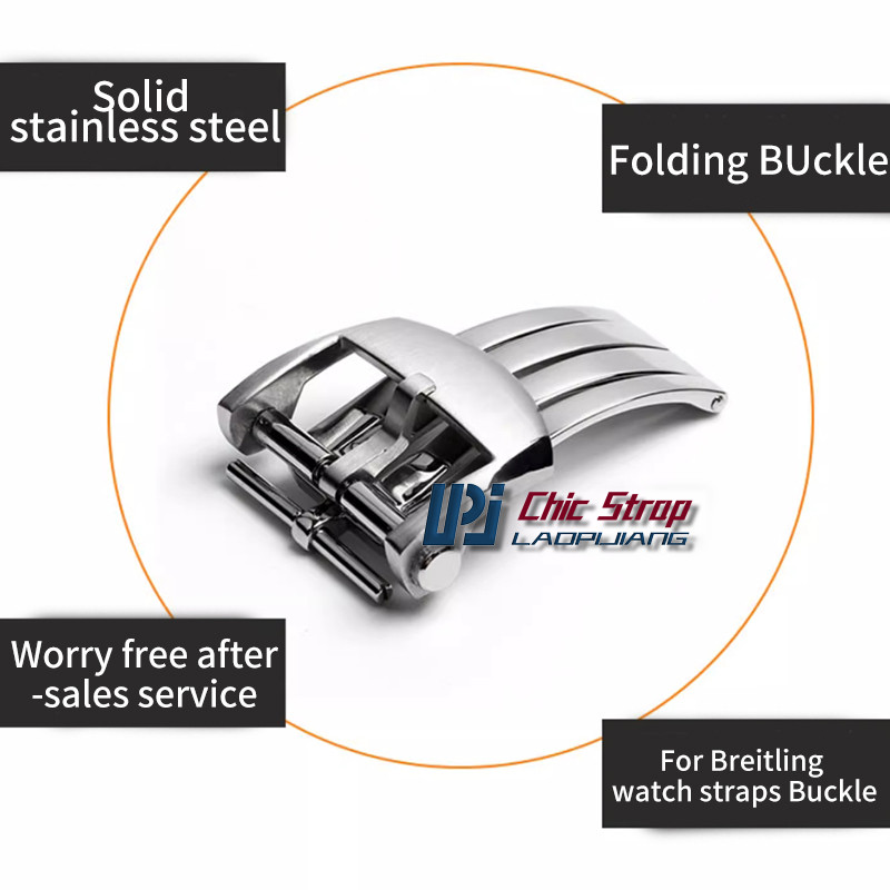 For Breitling Avenger Black Bird V17311 Superocean Chronomat EB0134 B01 Series Watch Buckle 20mm Sta