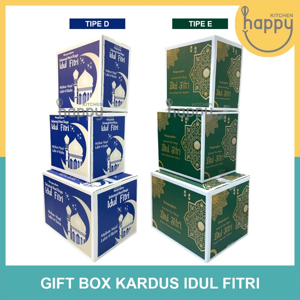 Kardus Lebaran Idul Fitri Kardus Parsel Lebaran Gift Box Parcel Hampers Idul Fitri