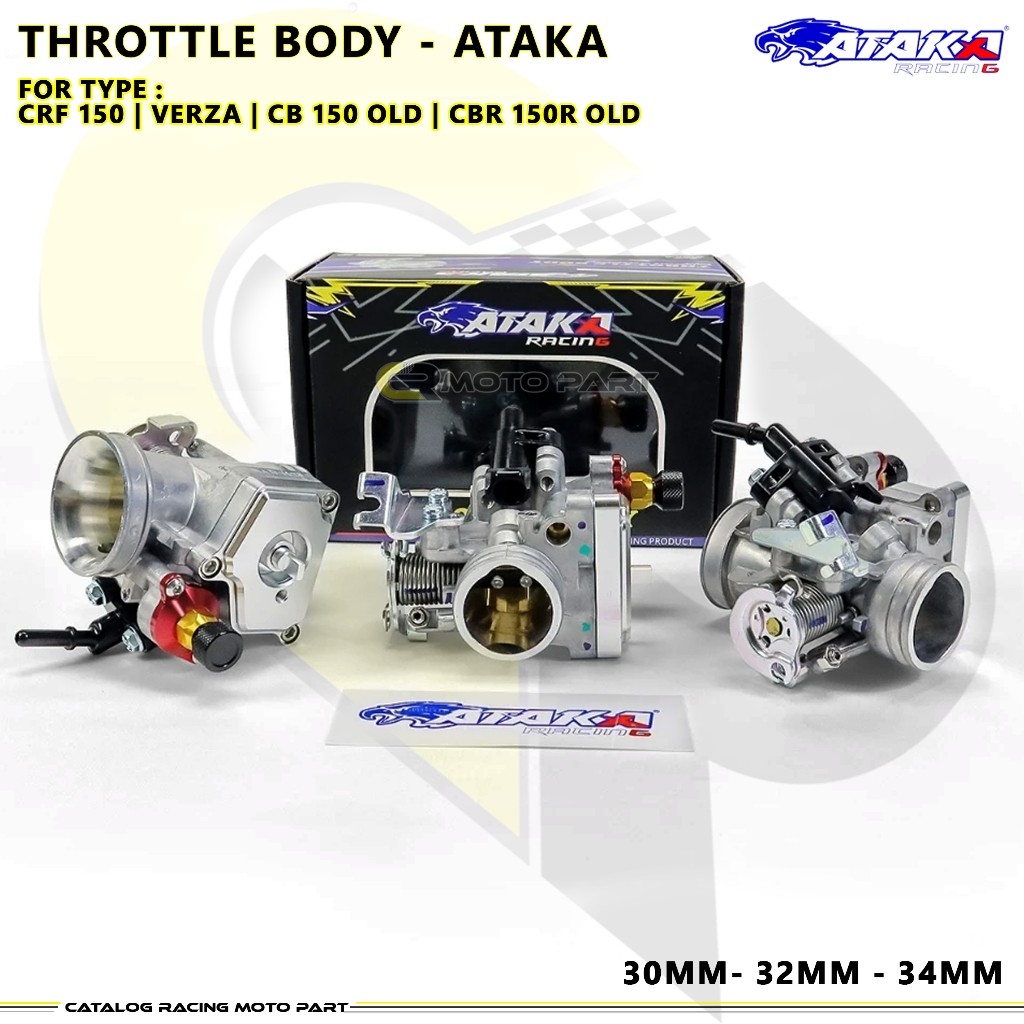 ATAKA Racing Throttle Body TB  VERZA CB OLD CBR 150R OLD CRF 150