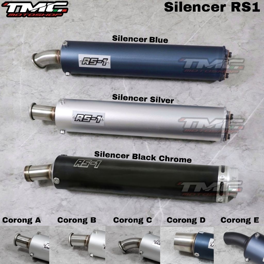 Knalpot silencer silincer only RS1 RS 1 Ninja Ninja150 NSR RXking Satria Fizr