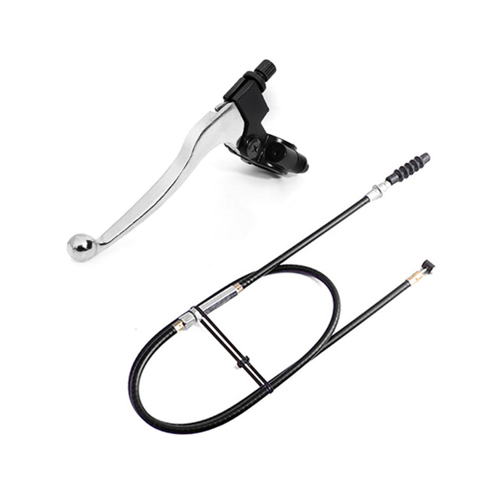 Motorcycle 7/8'' 22mm Left Clutch Lever Handlebar 39" Clutch Cable For 50cc 70cc 90cc 110 cc 125cc T
