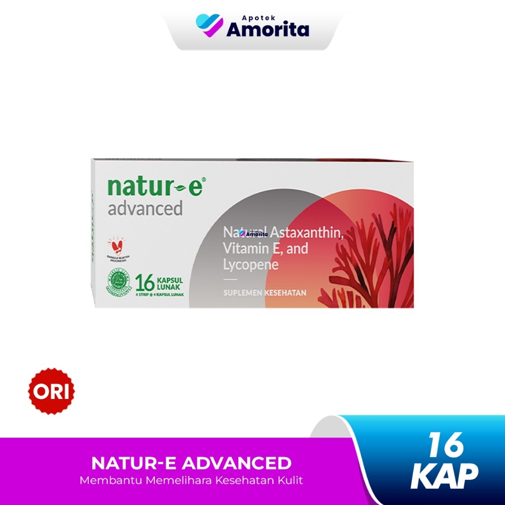 Natur E Advanced 16 Kapsul Vitamin E Natur E
