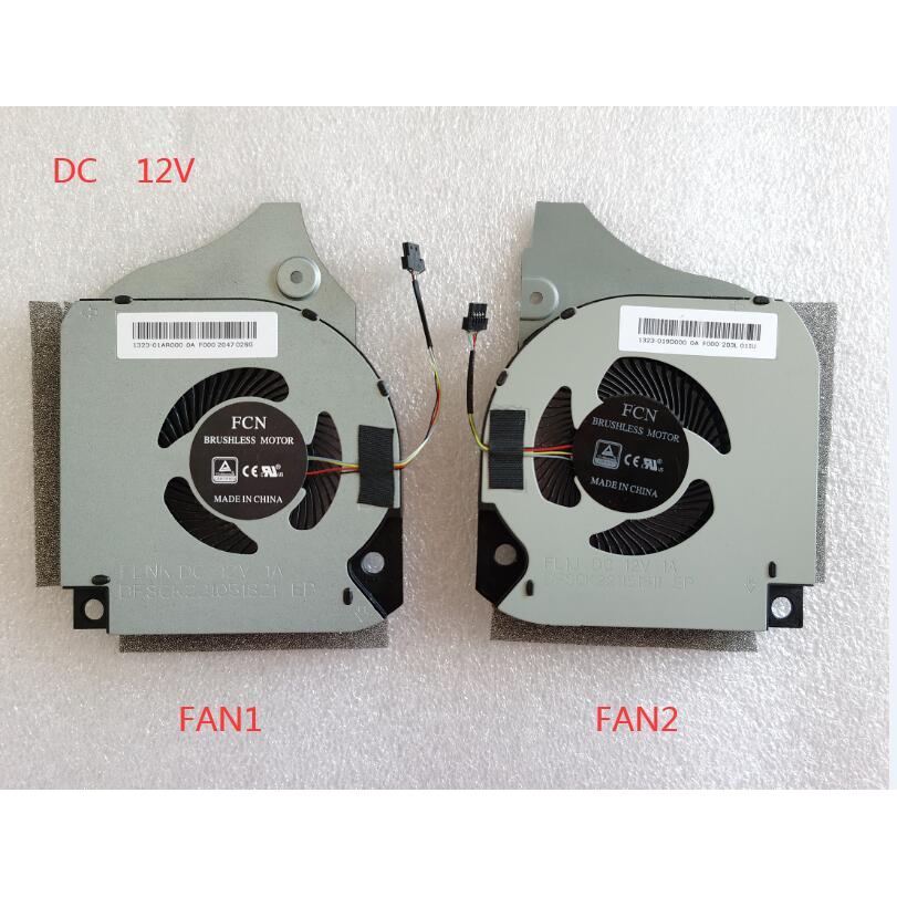 5V 12V DFSCK221151811 DFSCK221051821 Fan for DELL piron G5 5590 G7 7790 7590 P82F 06KT2 9THTN