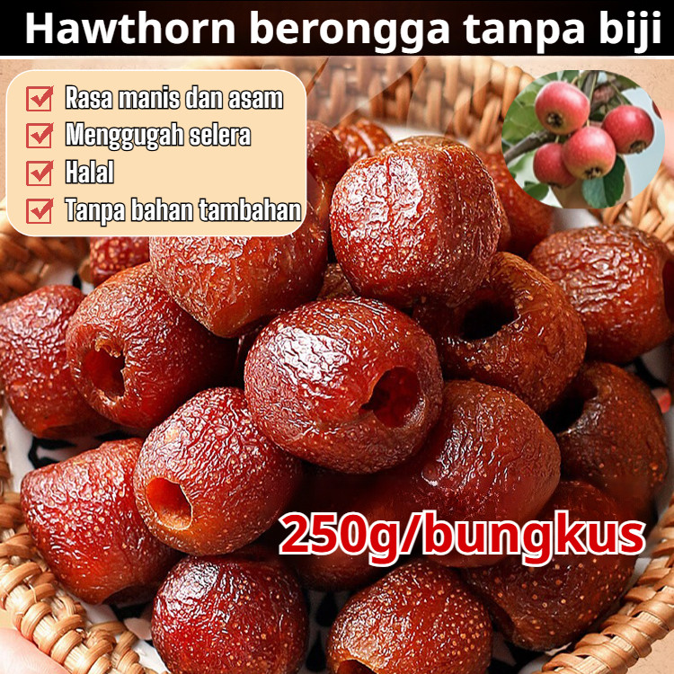 Hawthorn Tanpa Biji / Kosong Inti Hawthorn / Camilan Sehat Hawthorn / Tanpa Gula Ditambahkan / Hawth