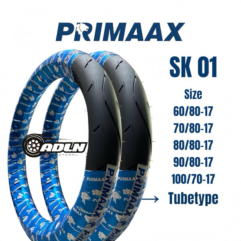 PROMO PRIMAX Sk01 Ban Motor Ring 17 Baru Dan Original ( Non Tubles )