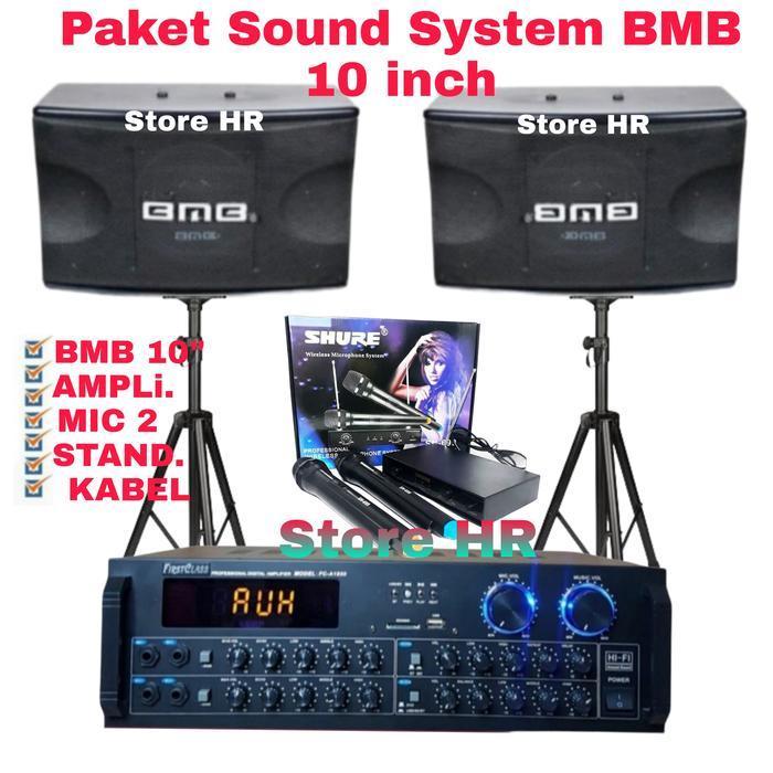paket karaoke bmb bluetooth FIRSTCLASS 1850 Paketan Sound System rumah