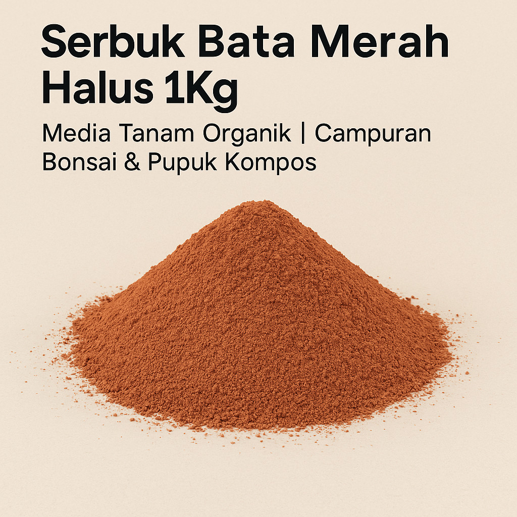 Serbuk Bata Merah Halus 1Kg |
