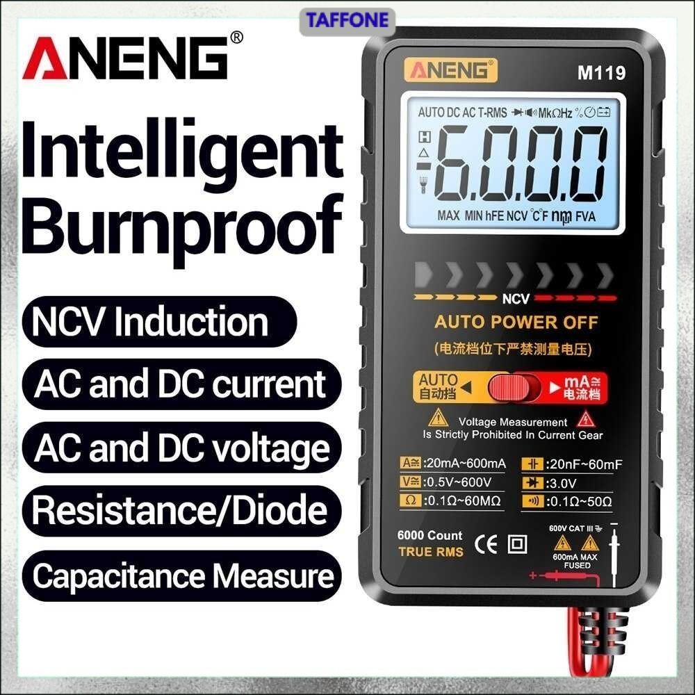ANENG Digital Multimeter Multitester Voltage Tester with NCV Sensing - M119