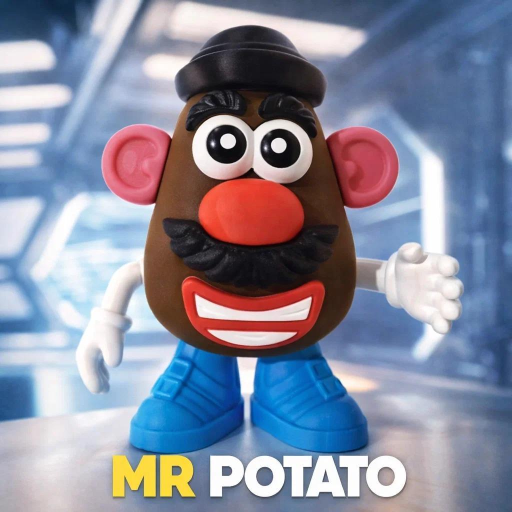 MR POTATO Mainan Print 3D Bahan PLA – Tinggi 15 cm | Figure Dekorasi & Koleksi