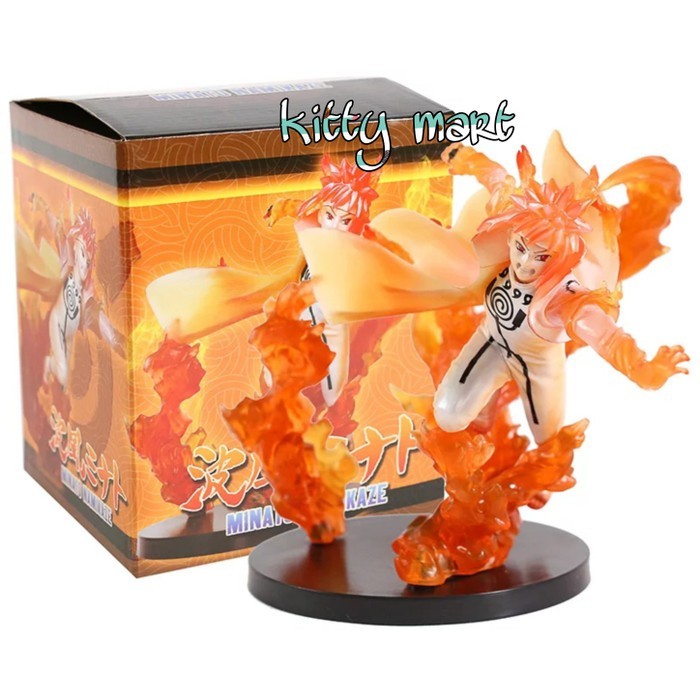 ACTION FIGURE ANIME NARUTO MINATO NAMIKAZE KURAMA