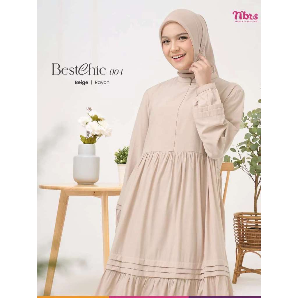 NIBRAS GAMIS DEWASA BESTCHIC 004 BEIGE