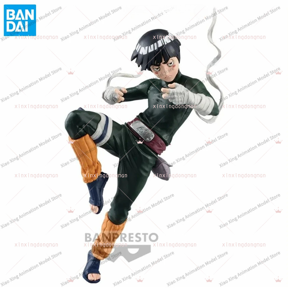 Original Anime NARUTO BANPRESTO FIGURE COLOSSEUM ROCK LEE Toys PVC Action Figure Collector Shippuden