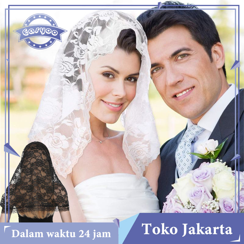 Kerudung Doa Mantilla Kerudung Mantila Misa Kerudung Mantila Katolik Kerudung Gereja