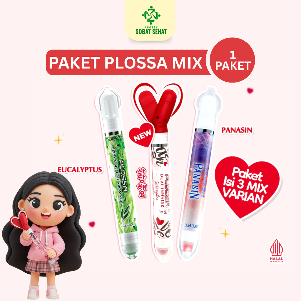 [ 3 PCS ]  Plossa Mix | Plossa Eucalyptus + Plossa Sarangheo + Plossa Panasin