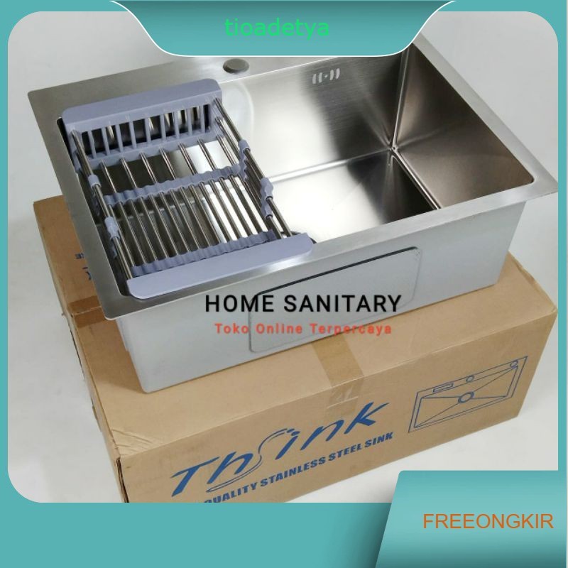 KITCHEN SINK STAINLESS 6045 BAK CUCI PIRING THSINK