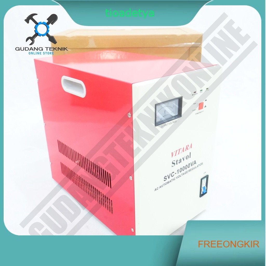 Stabilizer VITARA STAVOL SVC10000W 10000Watt / Stabilizer Listrik Stavolt SVC 10000 VITARA