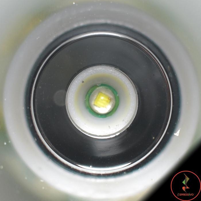 Senter Compact LED police Q5 swat sinar kuning batrai 18650 Baterai