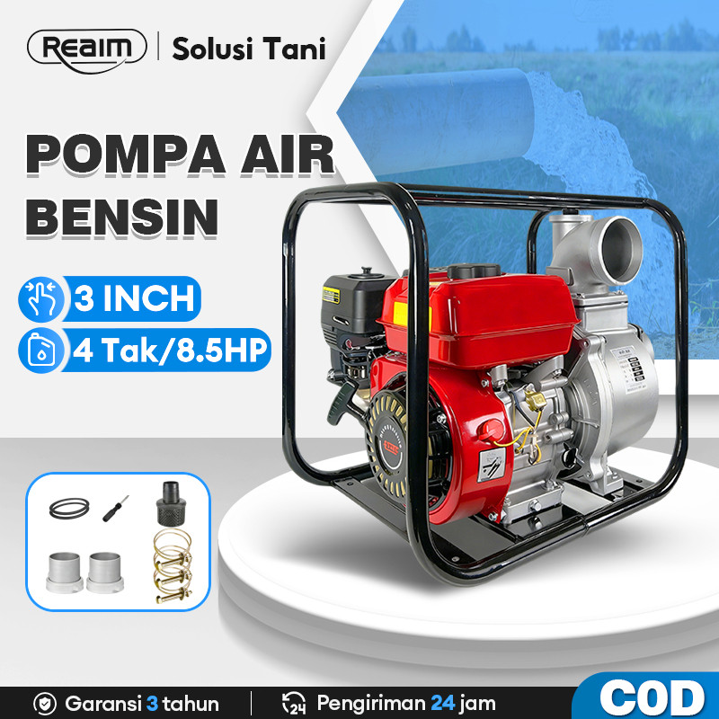 Water Pump 3in ASAHI GENERAL Jepang 3" Reaim Pompa Air Bensin 2/3 Inch Irigasi Water Pump Bensin Pom