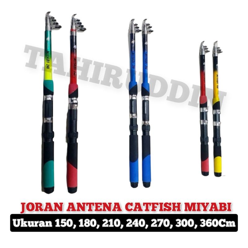 TERLARIS {COD} Joran Antena Catfish Miy@bi 150cm, 180cm, 210Cm, 240Cm,  270cm, 300cm, 360cm ORIGINAL
