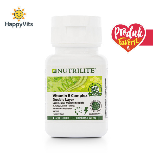 NUTRILITE B Complex Double Layer / VITAMIN B COMPLEX 100% Original Amway