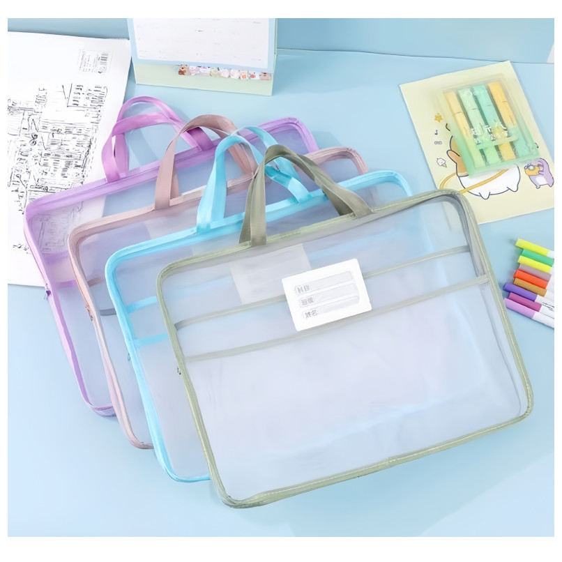 ST005 Tas Dokumen A4 Besar Map Dokumen File Folder Kapasitas Besar Tas Penyimpanan Serbaguna