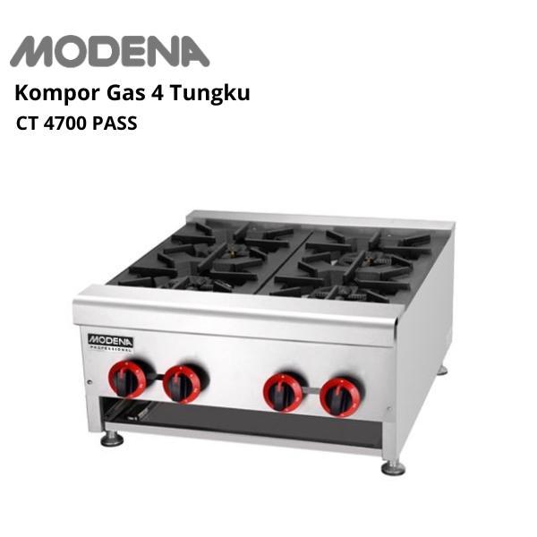 PROMO GASPOLL Modena Kompor Gas 4 Tungku - Burner Gas Top Portable - CT 4700 Pass