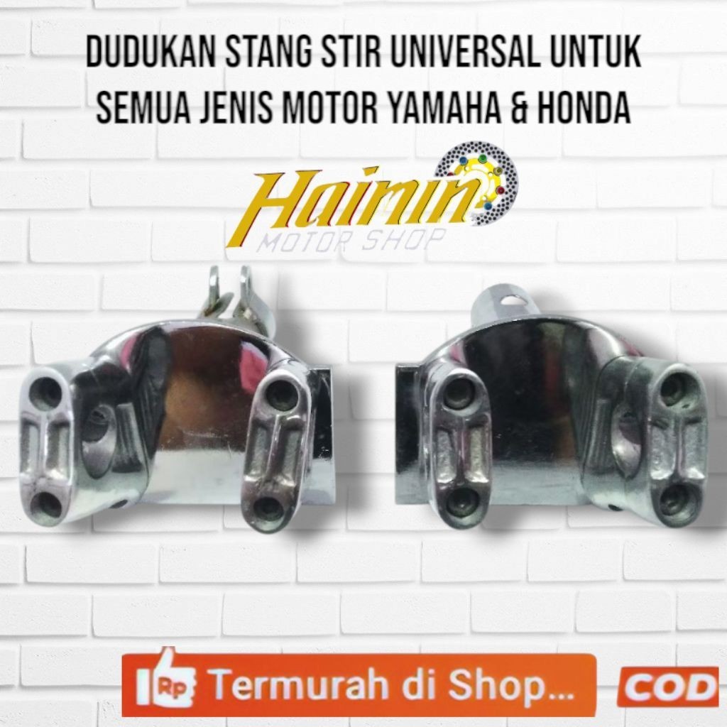 ID Stir Trondol Adaptor Dudukan Stang  Stang Meja Stir Raiser Fatbar Universal Untuk Semua Jenis Spa