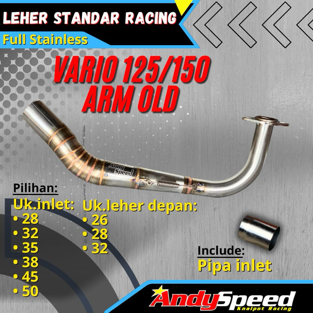 leher knalpot matic vario arm old 125/150 - pcx160 - Beat deluxe andy speed