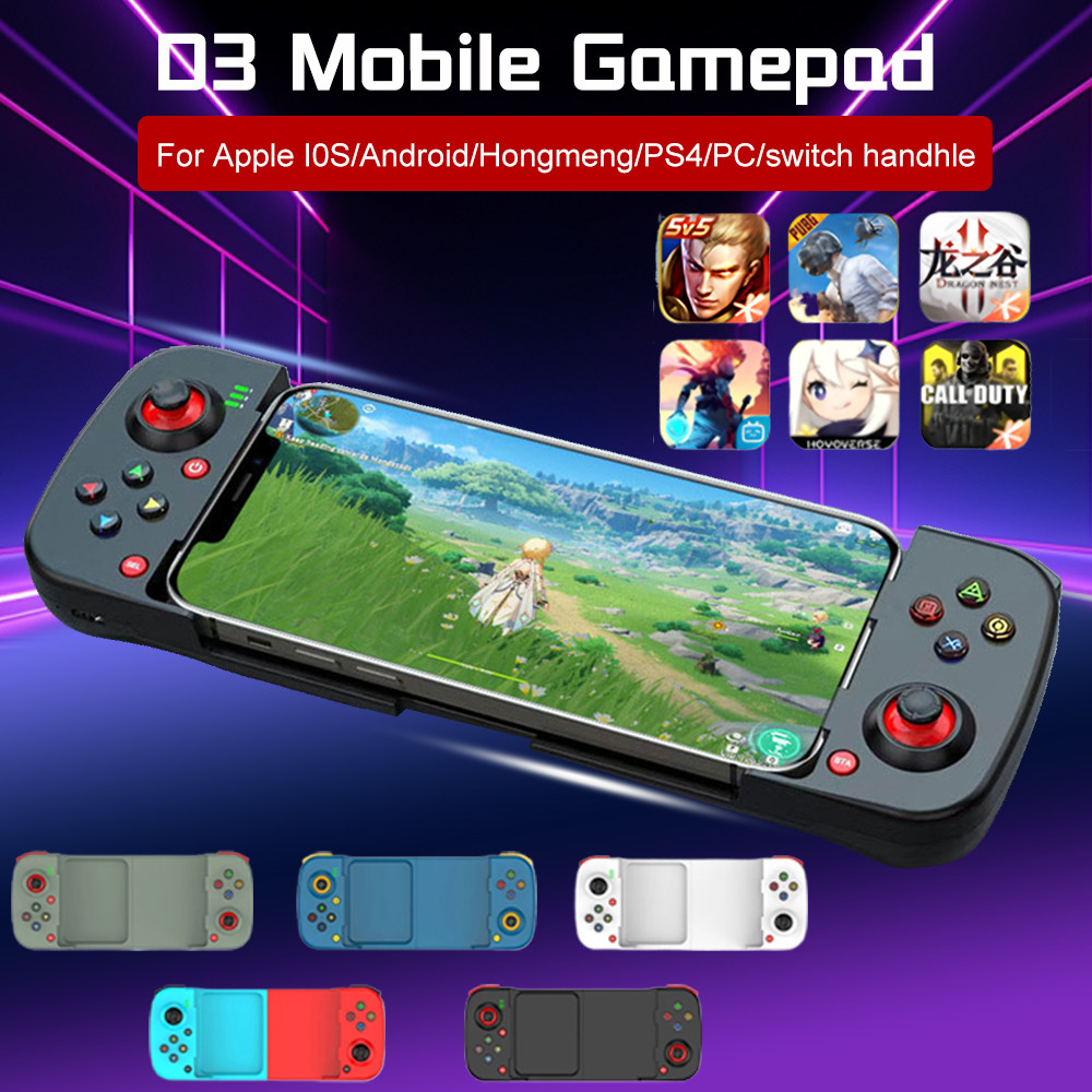 Mobile Game Controller BSP-D3 Gamepad for Android/IOS/PC D3 Wireless Joystick for Mobile Phone Stret