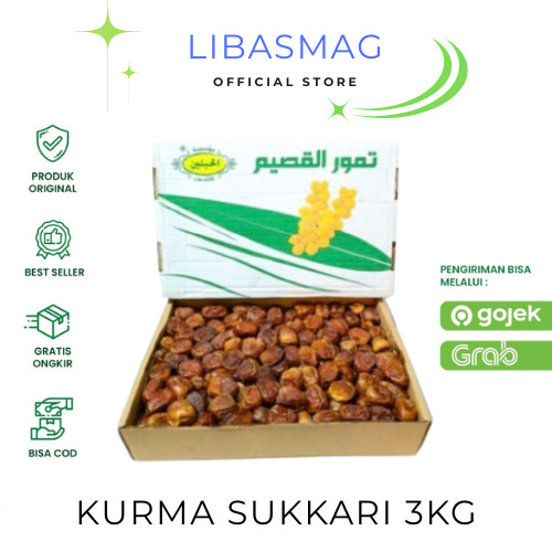 Kurma sukari al qosim 3kg