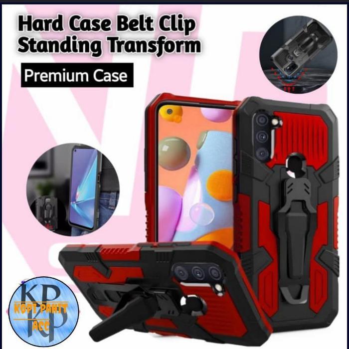 EstetikaSpace Case Xiomi Redmi Note 7 Note 5 Pro Note 6 6Pro Robot Magnetik HardCase - Hitam, REDMI 