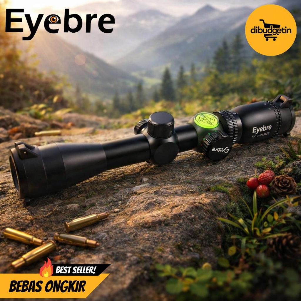 Eyebre Teropong Outdoor Tactical Scope Hunting 3-9X 32mm - HK3-9X32EG