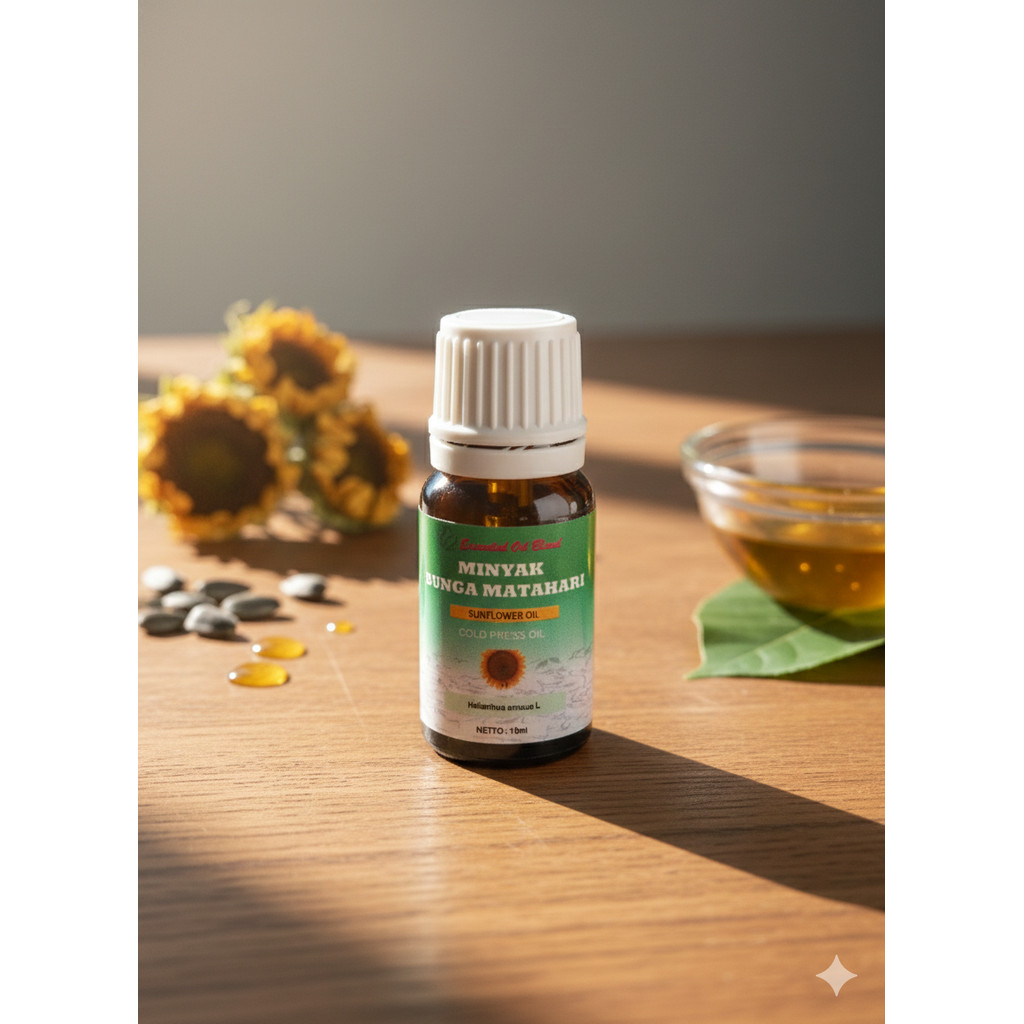 10ml Minyak Bunga Matahari Essential Oil - Minyak Esensial Sunflower Carrier Oil