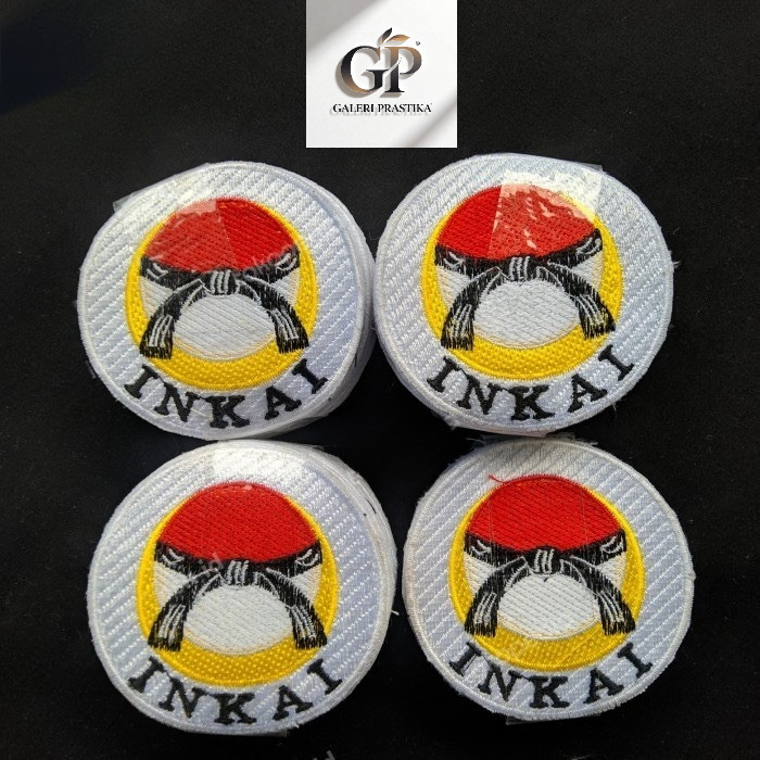 ( BISA COD ) Bet INKAI Bordir Komputer Badge INKAI Bordir Bet Karate INKAI badge dada