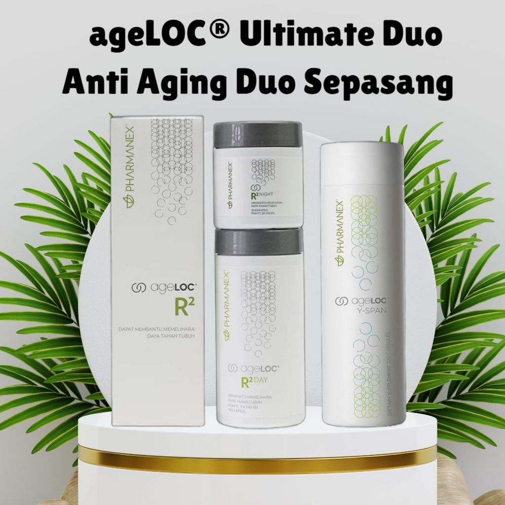 Paket Ultimate Duo Sepasang R2 3/2026 Y Span 6/2026 Paket Suplement Kesehatan Nu Skin Anti Aging - Q