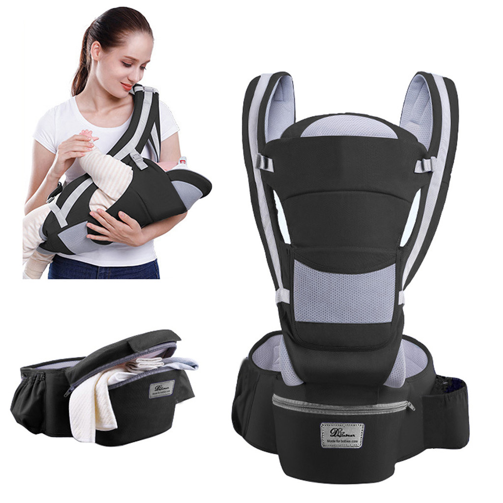Ergonomic Baby Carrier Backpack Infant Baby Hipseat Carrier Front Facing Ergonomic Kangaroo Baby Wra