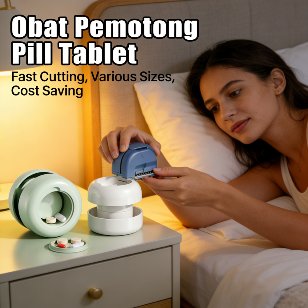Pemecah Obat Pill/Produk Pemotong Tablet/Alat Pemotong Obat-obatan/Alat Pemecah Obat