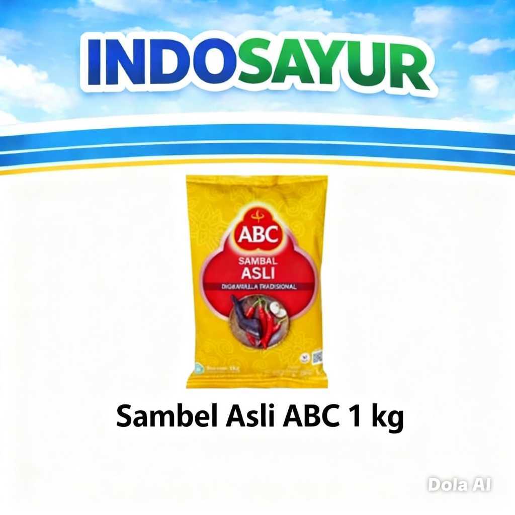 SAOS Sambal Asli ABC 1kg / SAUS