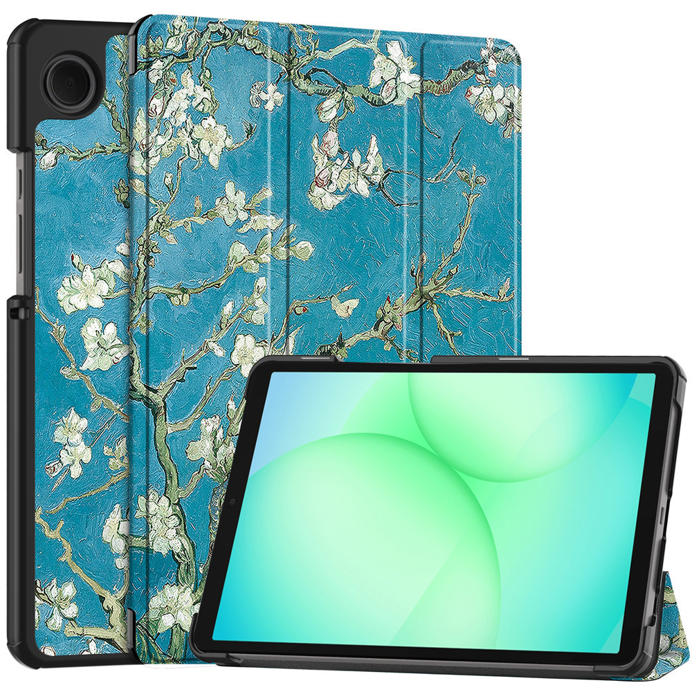 For Samsung Galaxy Tab A11 8.7 Inch 2025 Protecti e Case Tri-Folding PU Leather Stand Funda SM-X130/