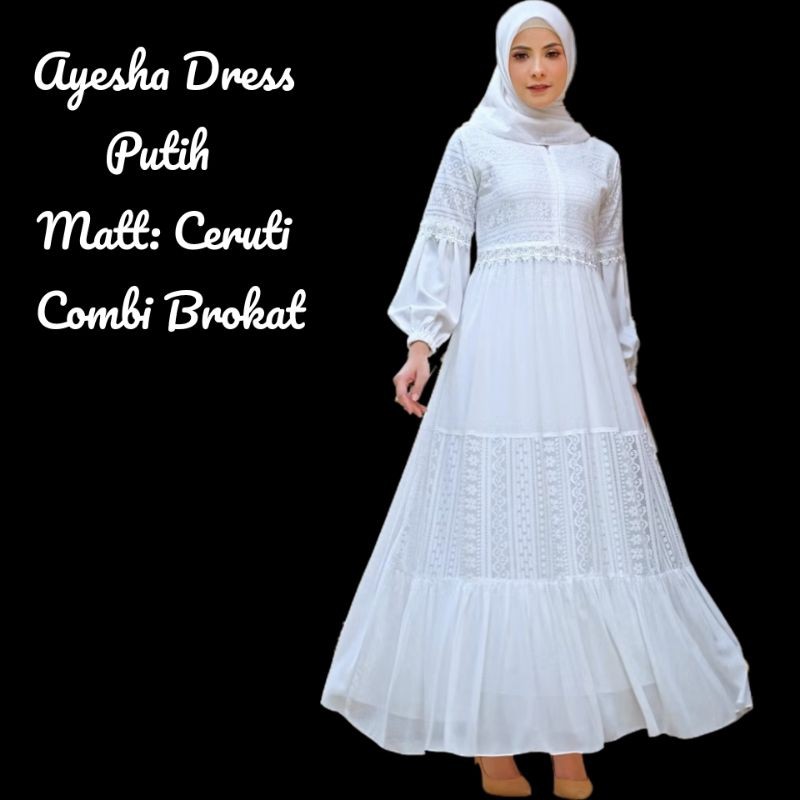LOWESHOP Gamis Putih Dan Hitam Anak 2-14 Tahun Gamis Remaja Dewasa XS, XL, 5L Cringkel Airflow, Ceru